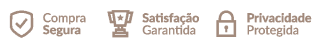 compra segura, satisfação garantida e privacidade protegida